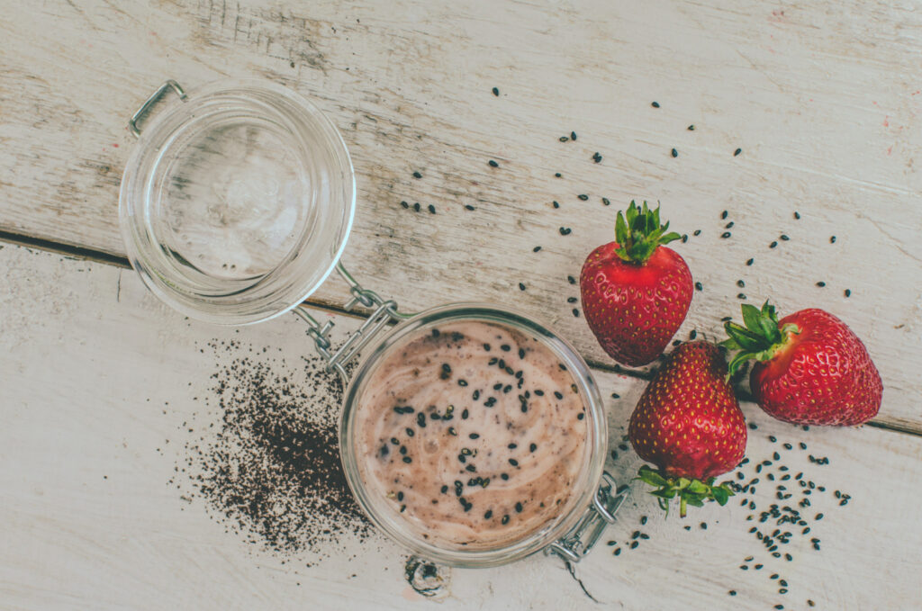 smoothie capsuni