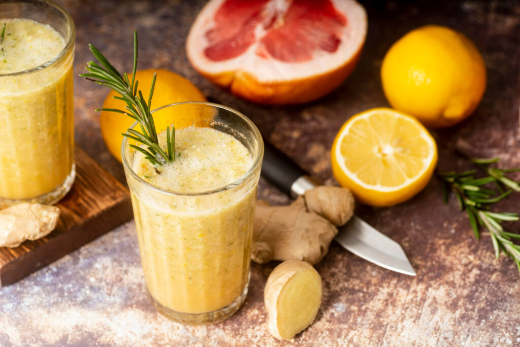 smoothie ghimbir