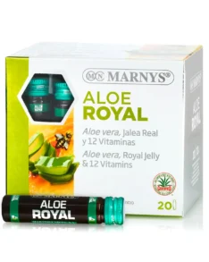 Aloe Royal cu Lăptișor de Matcă + Aloe Vera și 12 Vitamine pentru Digestie, Energie și Imunitate - 20 Fiole