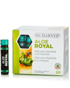 Aloe Royal cu Lăptișor de Matcă + Aloe Vera și 12 Vitamine pentru Digestie, Energie și Imunitate - 20 Fiole
