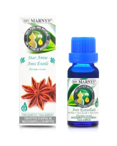 Anason Stelat 15ml, Ulei Esential MARNYS, 100% Natural si Pur, Chemotipat (Star Anise)