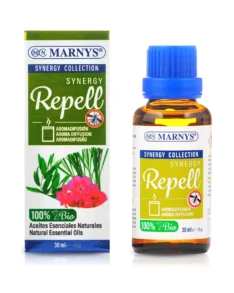 Anti-Insecte Sinergie 30ml, Organic, Mix Uleiuri Esentiale care Ține Insectele nedorite la distanta cu Citronella + Eucalipt Citronat + Geranium