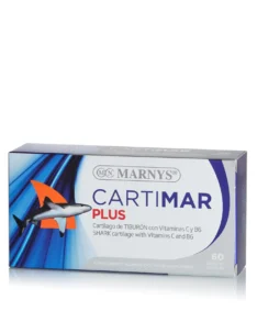 Cartimar Plus – Cartilaj de Rechin + Vitamina C + Vitamina B6 pentru Articulații, Tendoane, Ligamente – 100% Natural – 60 Capsule