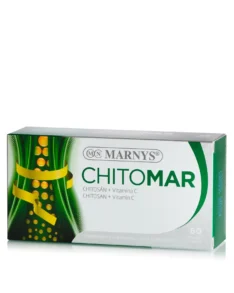 Chitomar – Chitosan 720 Mg + Vitamina C pentru Metabolismul Grăsimilor, Colesterol – 60 Capsule
