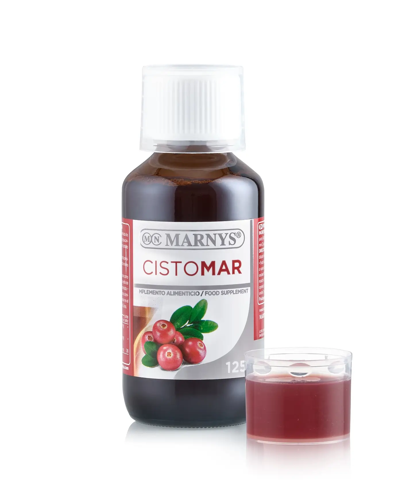CISTOMAR – Formula lichida Concentrata pentru Infectii Urinare si Sanatatea Tractului Urinar – Produs Vegan – 125 ml - imagine 2