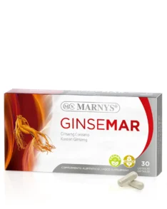 GINSEMAR – Ginseng Coreean (Panax Ginseng) cu 1000 Mg la Doza Zilnică – 30 Capsule