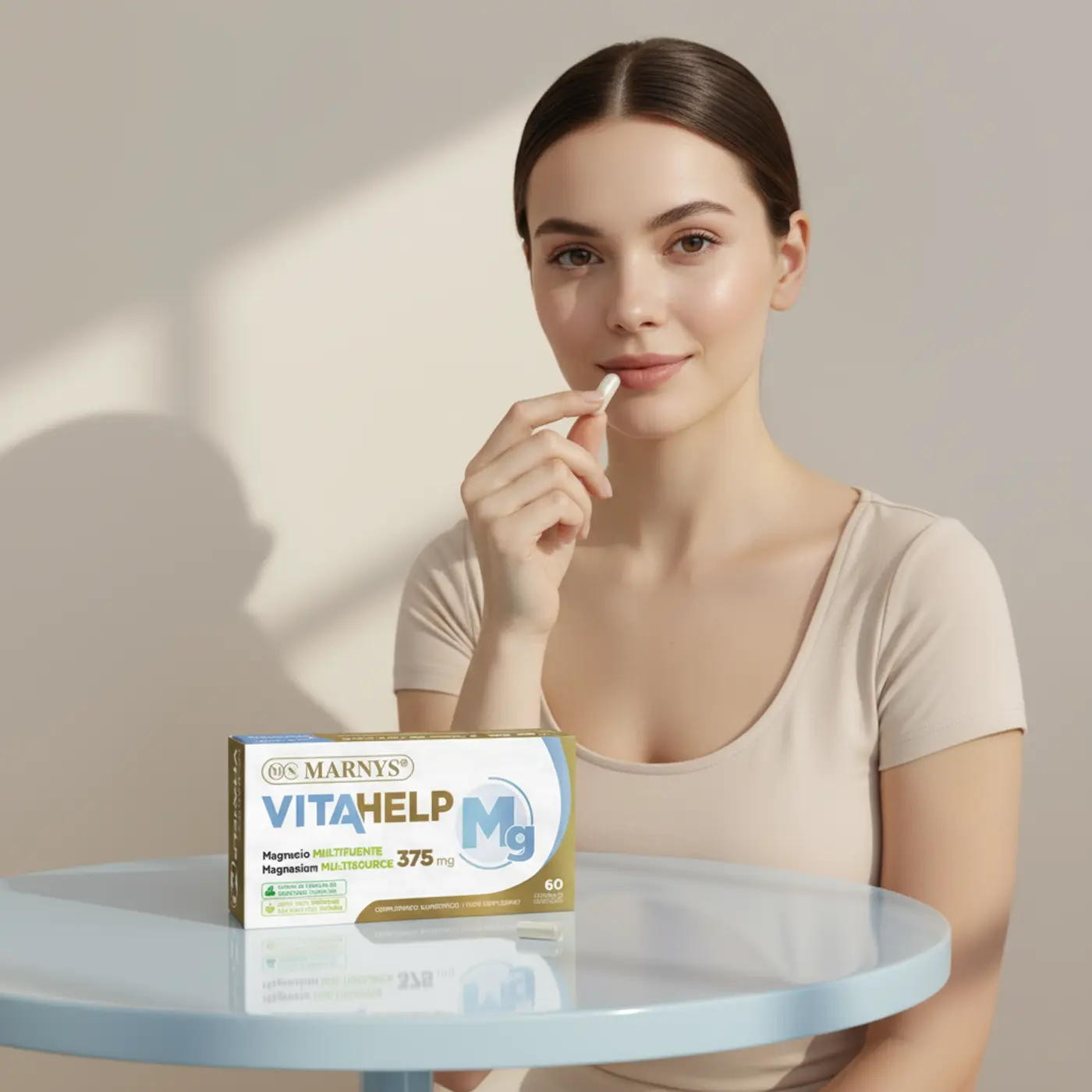 Magneziu Vitahelp 375 mg per Capsula