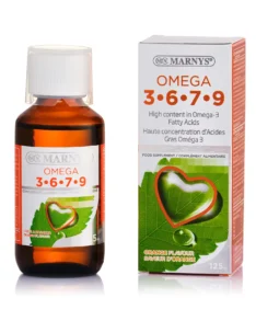 Omega 3, 6, 7, 9 Vegan pentru Memorie, Inimă, Colesterol, Piele și Articulații - 125 ml