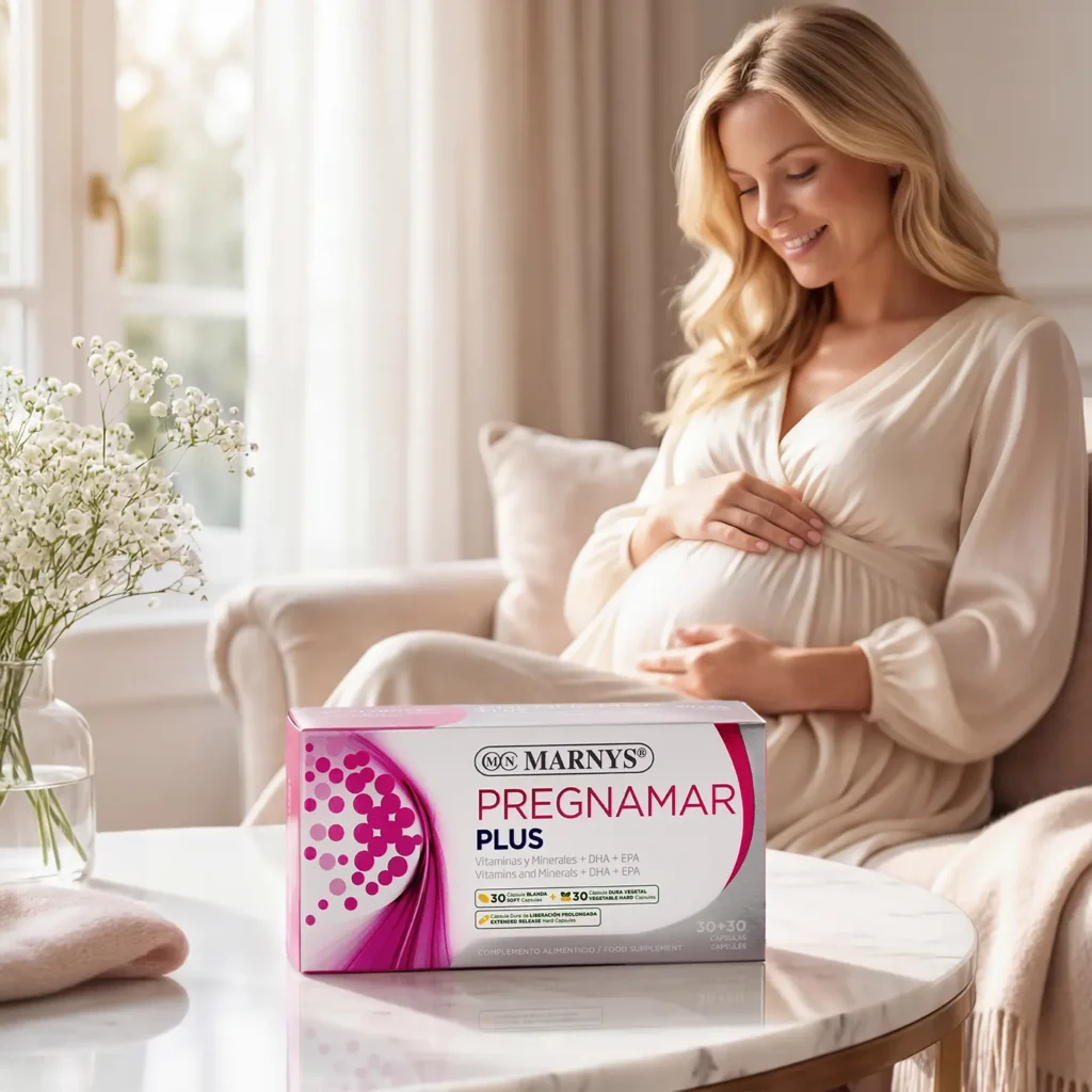 PREGNAMAR PLUS – Supliment Prenatal Premium cu Omega 3 10 Vitamine