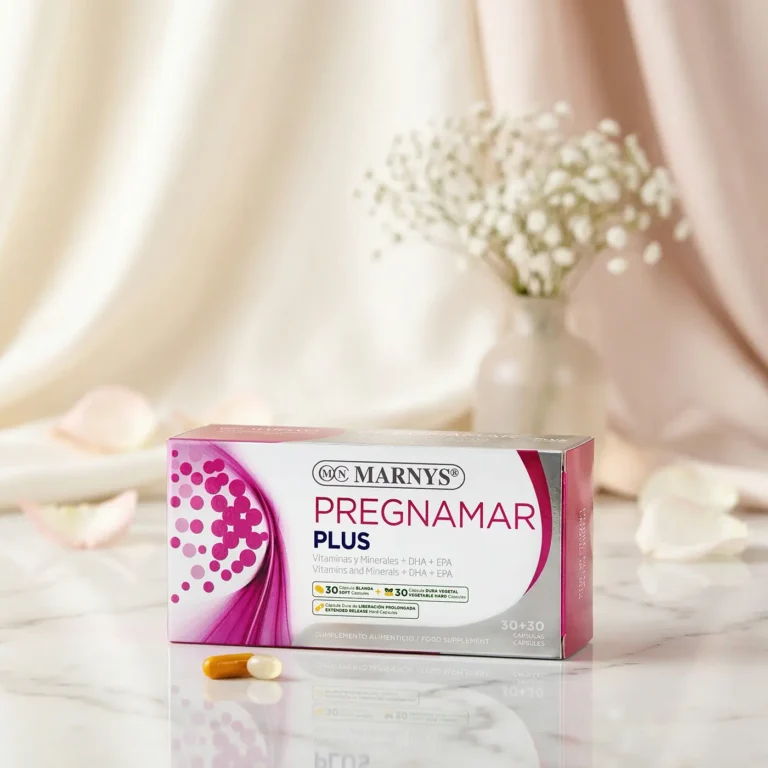 PREGNAMAR PLUS – Supliment Prenatal Premium cu Omega 3 10 Vitamine - 60 Capsule