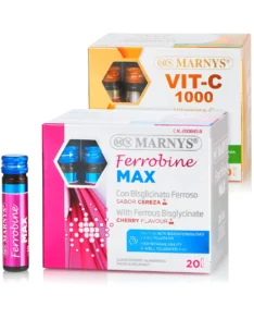 Pachet Oboseală, Epuizare Fizică și Imunitate: Ferrobine Max + Vitamina C Lipozomală