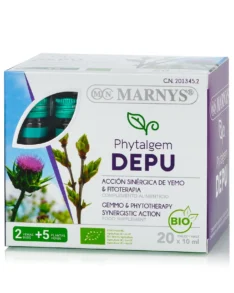Phytalgem DEPU - Complex cu 7 plante pentru eliminarea toxinelor din organism - BIO - 20 de fiole