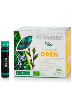 Phytalgem DREN – Complex cu 7 Plante cu Efect Diuretic pentru Eliminarea Excesului de Fluide din Organism – Produs BIO – 20 fiole