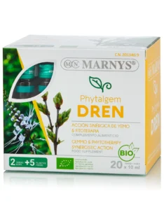 Phytalgem DREN – Complex cu 7 Plante cu Efect Diuretic pentru Eliminarea Excesului de Fluide din Organism – Produs BIO – 20 fiole