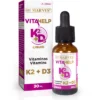 Vitamina K2+D3 Lichidă (Mk7® + Colecalciferol) - Produs 100% Natural - 30 ml
